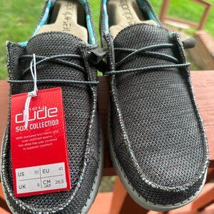 HEY DUDE WENDY SOX CHARCOAL 10